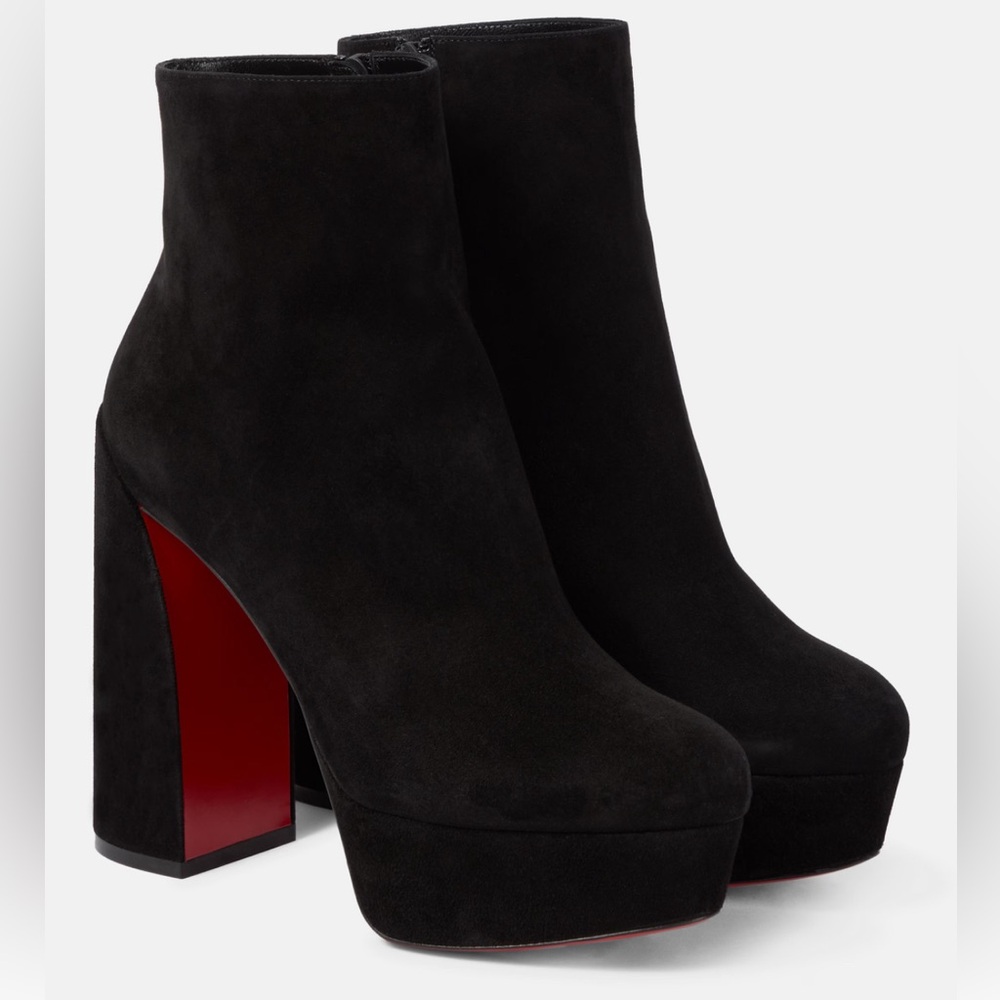 Christian Louboutin Movida Suede Ankle Boots